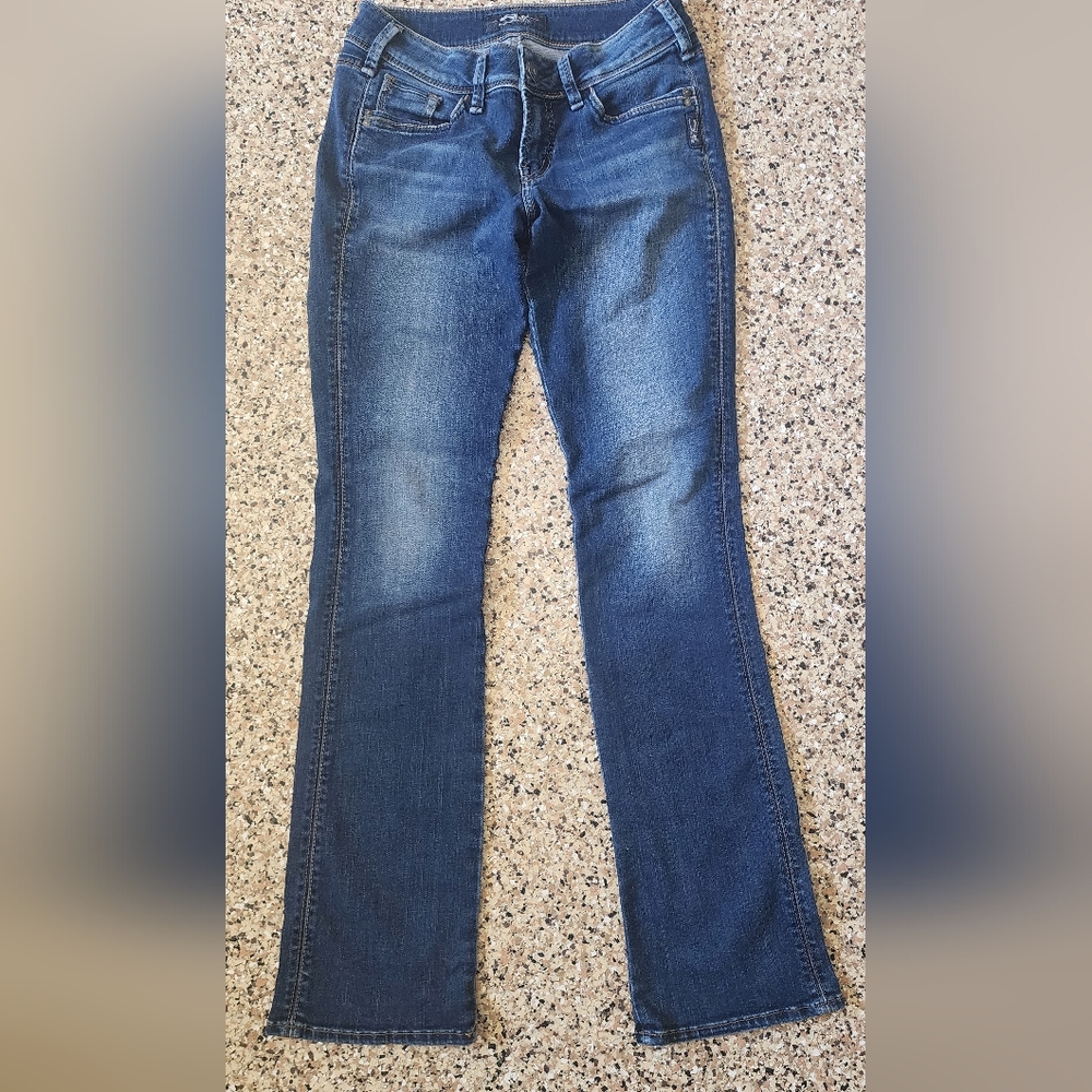 Silver Jeans Co. Medium Wash Slim Bootcut Midrise Jeans Suki
